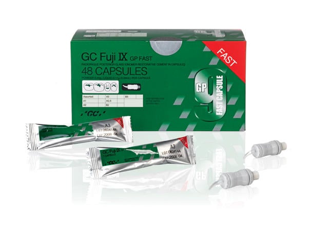 GC Fuji IX GP Fast Refill Caps B2, Shade B2, 48/Box, #425064