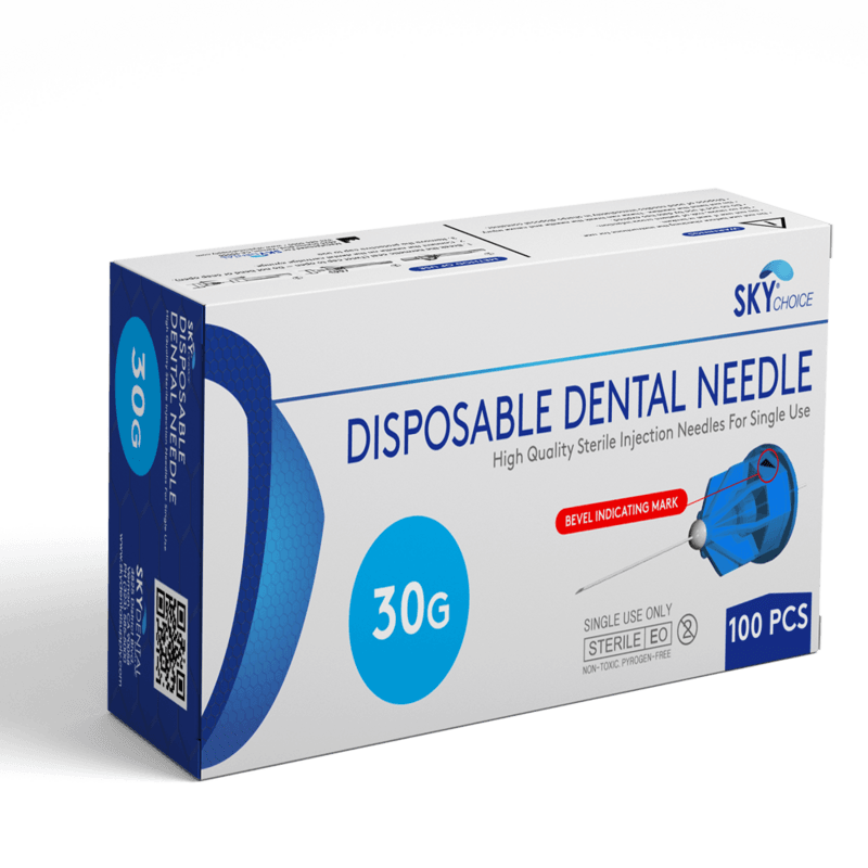 Sky Choice Disposable Needles, 30 Gauge, Extra-Short (0.3x12mm), Plastic Hub, Single Use, 100/Box