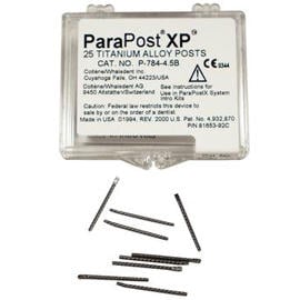 Coltene ParaPost XP Titanium Post #P7845, Red, Parallel, 10/Bx, 20 Posts