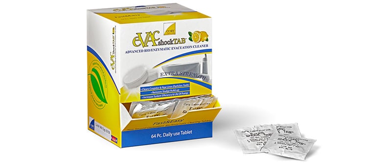 Sky Choice Evacuation Shock Tablets, Bio/Enzymatic Cleaner, 64/Box