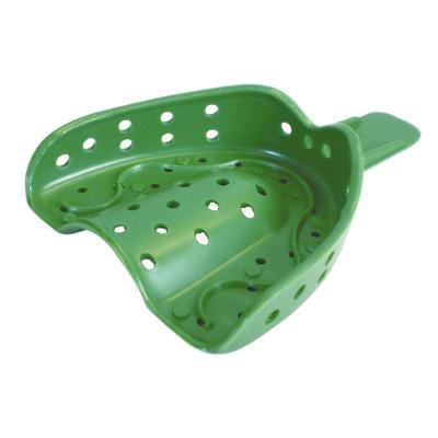 GC Spacer Tray #1D Upper Large, Perforated, Green, 12/Box, #250011