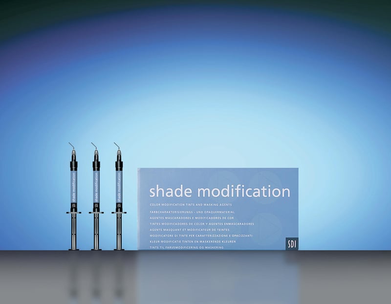 SDI Shade Modification Tints, Gray, 1 Gm Syringe Refill, Light Cure, #7982424