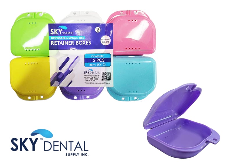 Sky Choice Retainer/Niteguard Boxes Assorted, 12/Bx, 01KXNHK94WC7Z3AJ9CKTEHS3BH