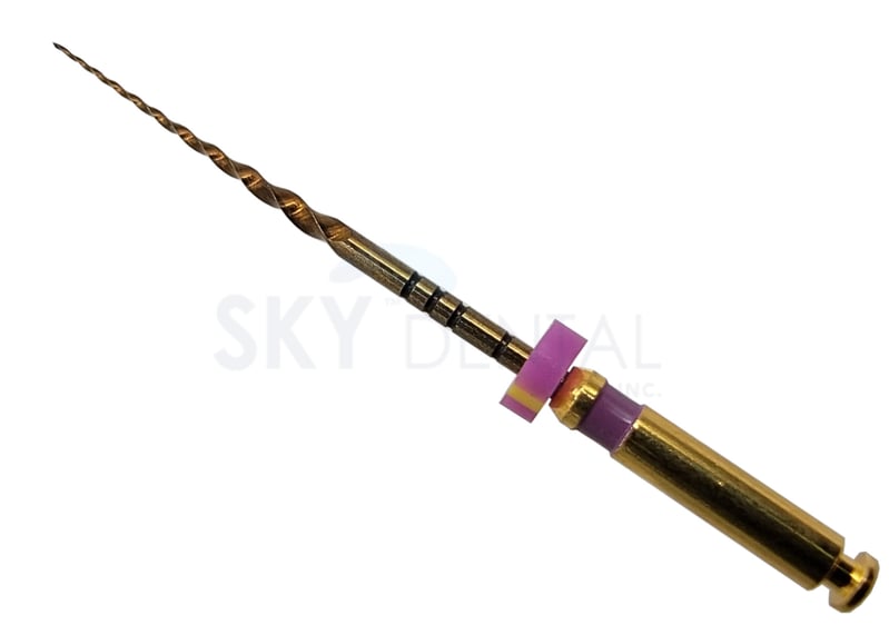 Sky Choice Protaper+ File (S1) 25mm Purple Rotary Files, 6/Pk