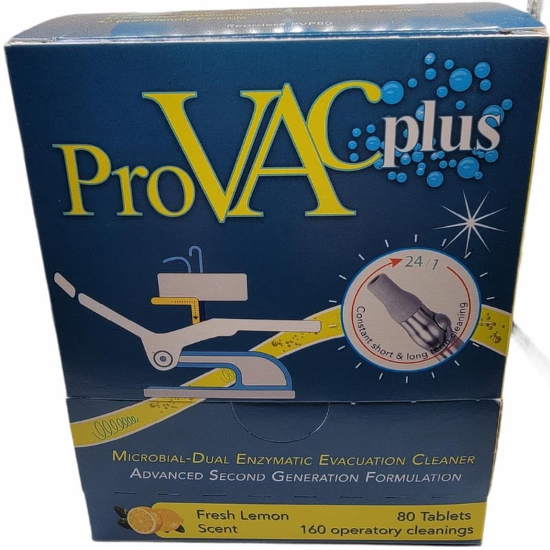 Sky Choice ProVac Plus Enzymatic Evacuation System Cleaning Tablets, 80/Box, #PVP80