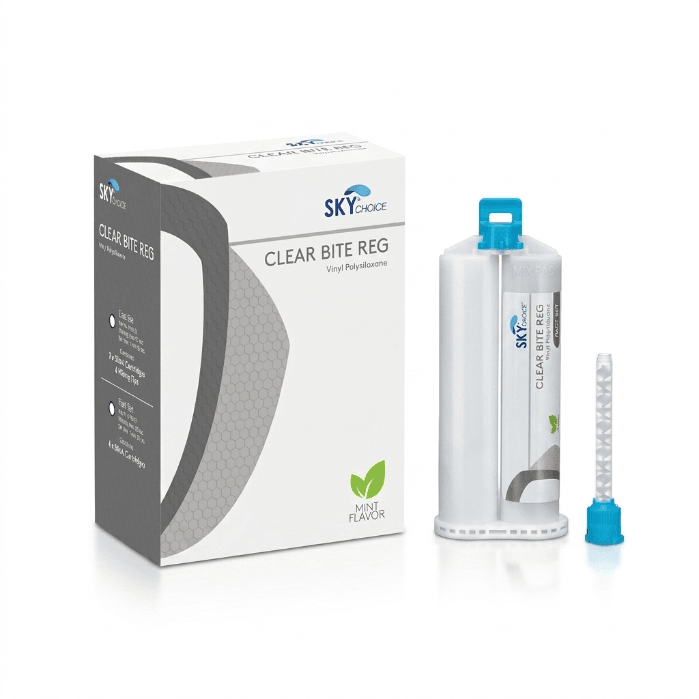 Sky Choice Clear Bite Registration FS, Fast Set, 50ml Cartridge, 4/Pk, 01KXNHK94VRZ13QDPQJ2ZTXANC