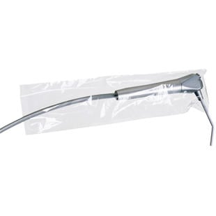 Sky Choice Syringe Sleeves with Pre-Cut Opening, 2.5" x 10", Clear, 500/Box