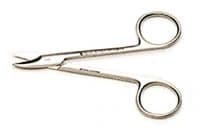 Scissor Crown & Collar 4" Straight, Smooth, German Stainless Steel, Pair - Scissor Crown & Collar 4" Strt - Image 1