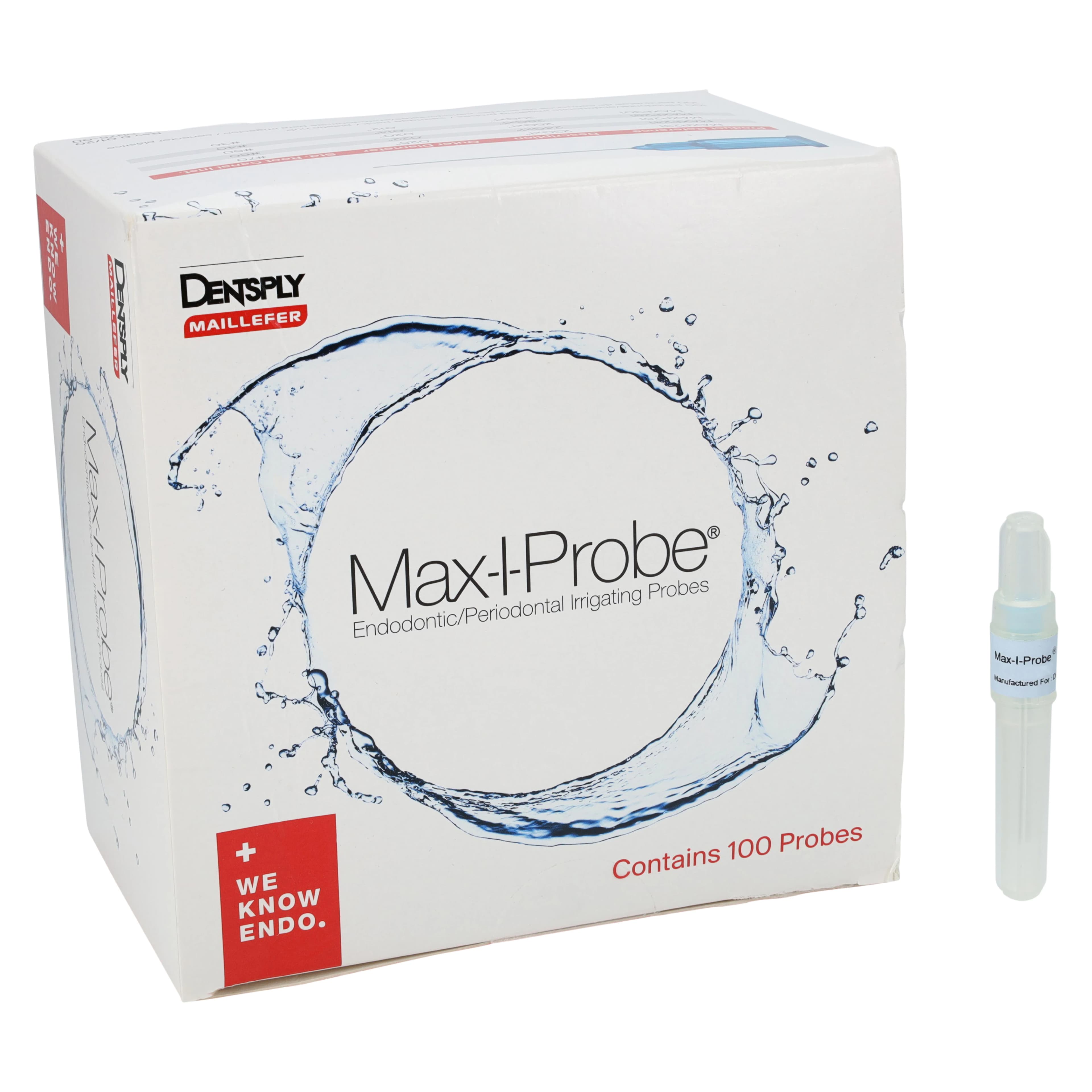 Max-i-Probe Endodontic/Periodontal Irrigation Probes, #70, 23 Ga x 1", Light Blue, 100/Box, MAXP231 - Max-i-Probe Endodontic/Periodontal Irrigation Probes, # 70, 23 Ga x 1", Light Blue, 100/Pk, MAXP231 - Image 1