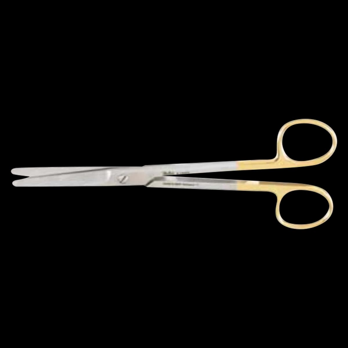 Miltex Mayo Dissecting Scissors, Straight, 9-1/4" (233mm), Stainless Steel, Autoclavable, Reusable - Scissor Uterine Mayo - Image 1
