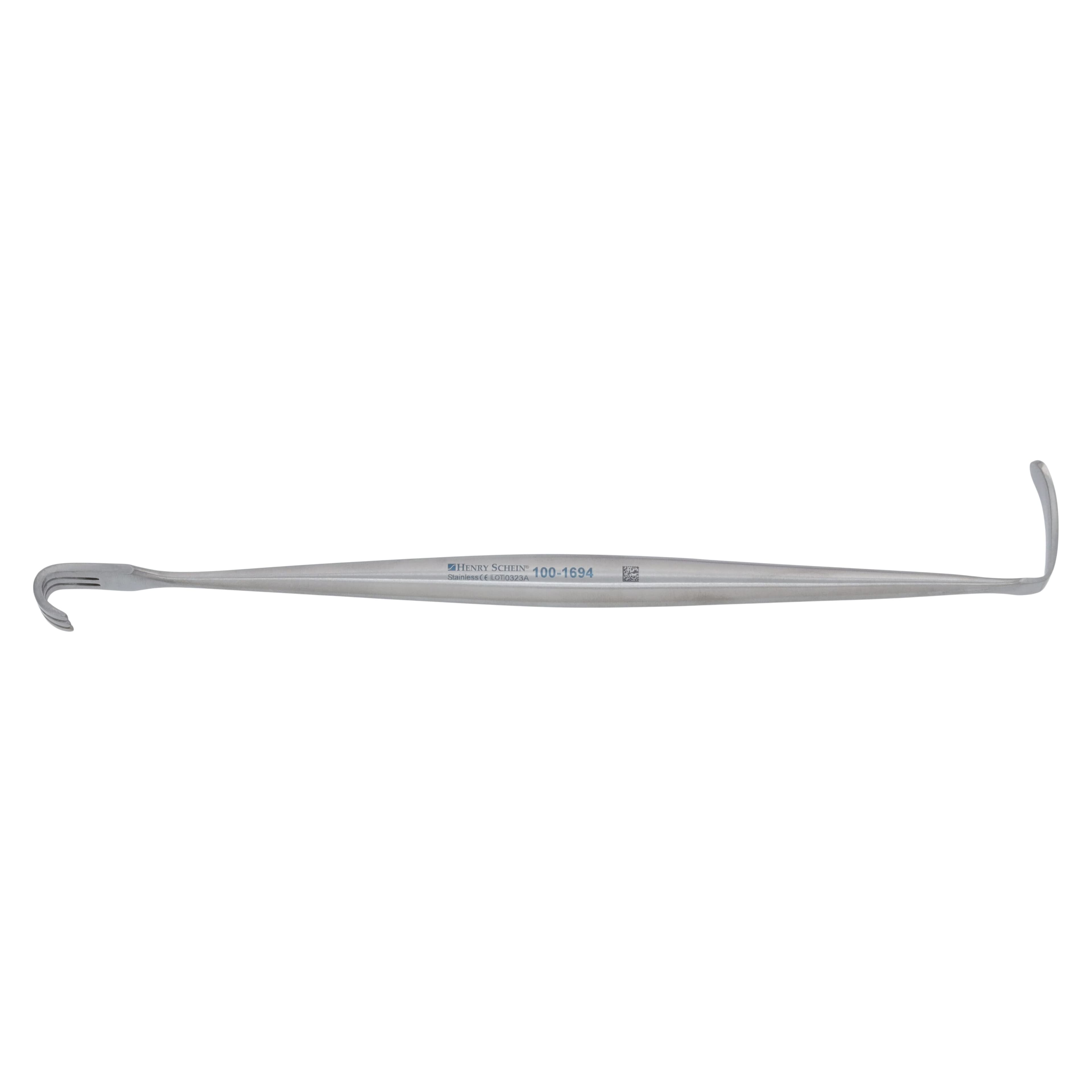 Henry Schein Senn Double Ended Retractor, 6-3/4" Stainless Steel, Each - Retractor Senn Blunt - Image 1
