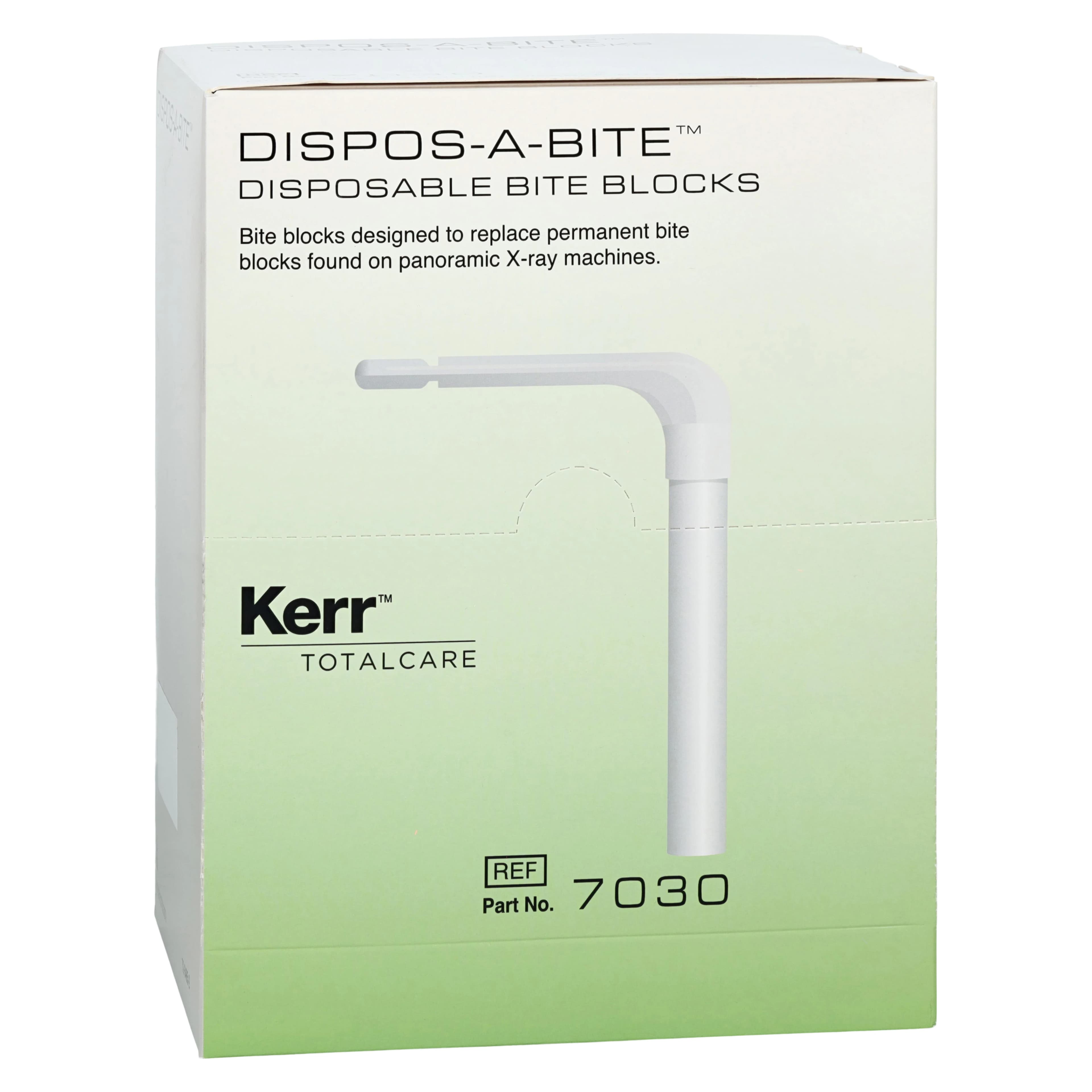 Dispos-a-Bite Disposable Bite Block for Panoramic X-Ray, Fits Philips/Den-Tal-Ez/Soredex, White, 100/Box, #7030C - Dispos-a-Bite™ Disposable Biteblock for Phillips/Dentalez/Soredex Box of 100 - Image 1