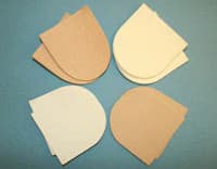 Creative Foam Corporation Heel Flesh Felt Adhesive Orthopedic Pad - Heel Flesh Felt Ps Adh - Image 1