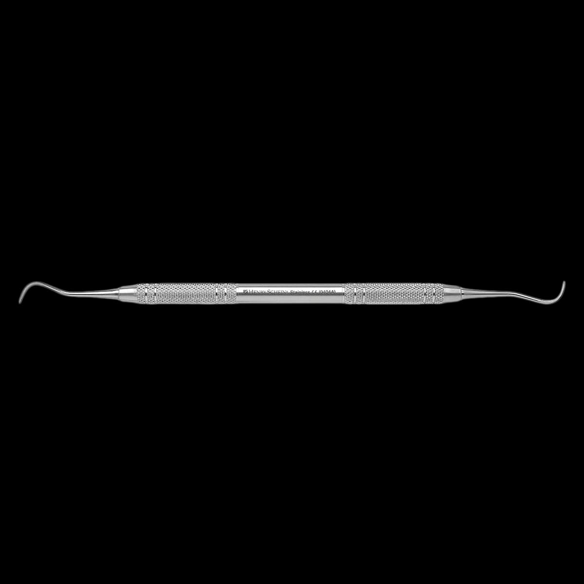 Henry Schein Younger-Good Scaler/Curette Double End 7/8, Solid Handle, Stainless Steel, 9.5 mm, Each - 7/8 Younger Good Curette - Image 1