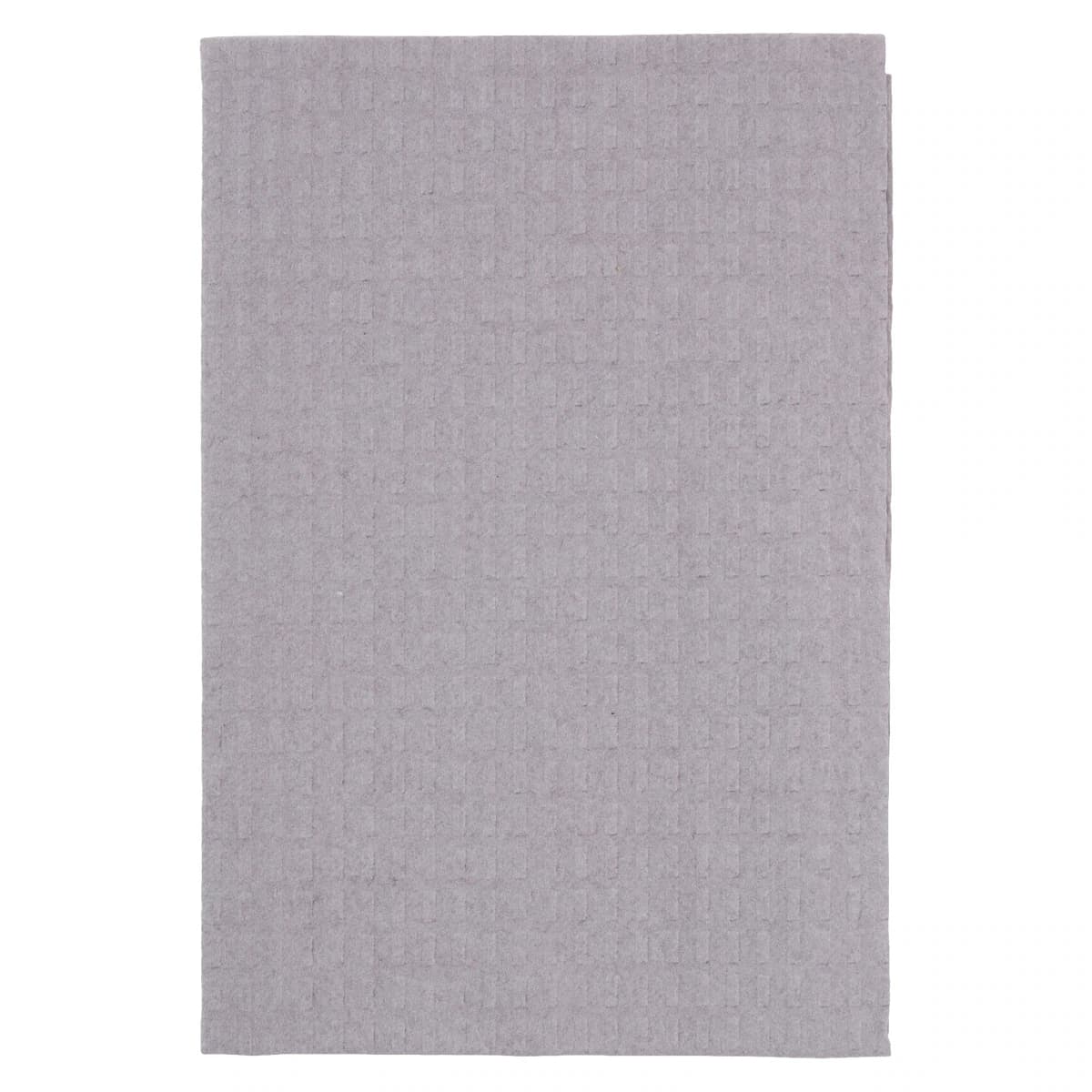 Tidi Products Stay Dri Deluxe Patient Bib, 3-Ply Tissue with Poly-Back, Waffle-Embossed, 13" x 18", Gray, 500/Case, 917405 - Tidi Bib 13''x18'' 3+1 Ply 500/Cs Gray - Image 1