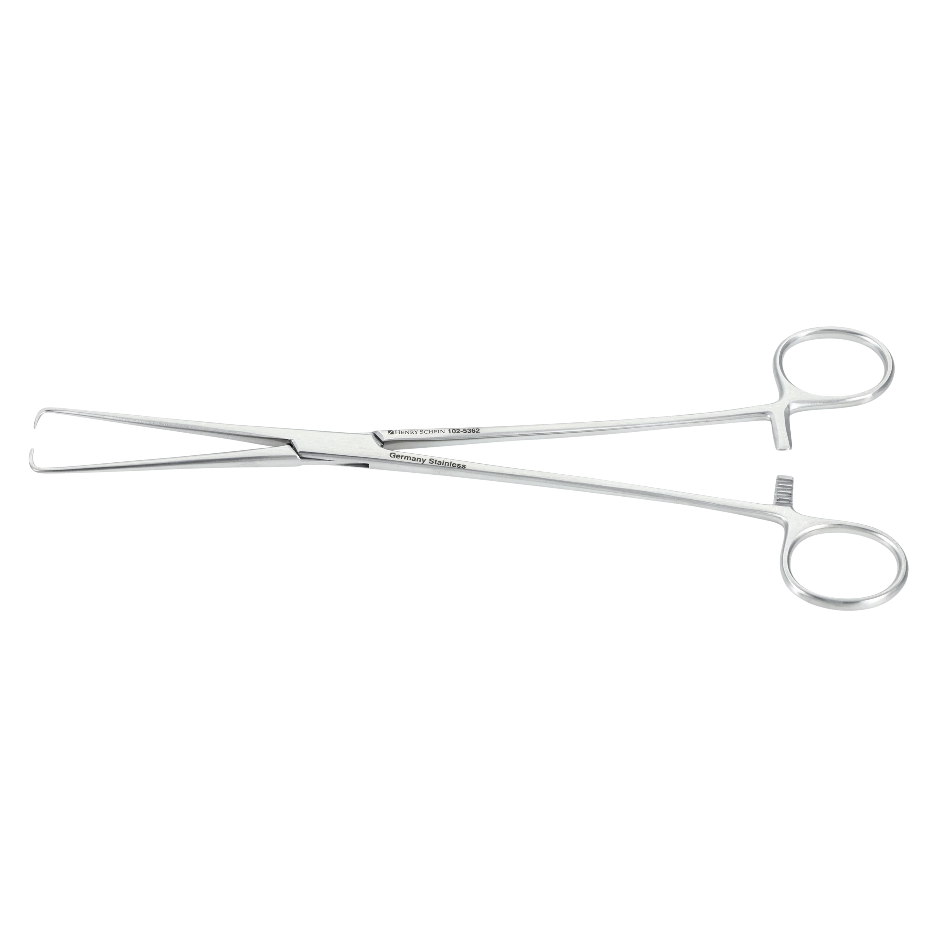 Henry Schein Schroeder-Braun Tenaculum Forcep, 9-3/4", Stainless Steel, Autoclavable, Each - Schroeder-Braun Uterine Tenacu - Image 1