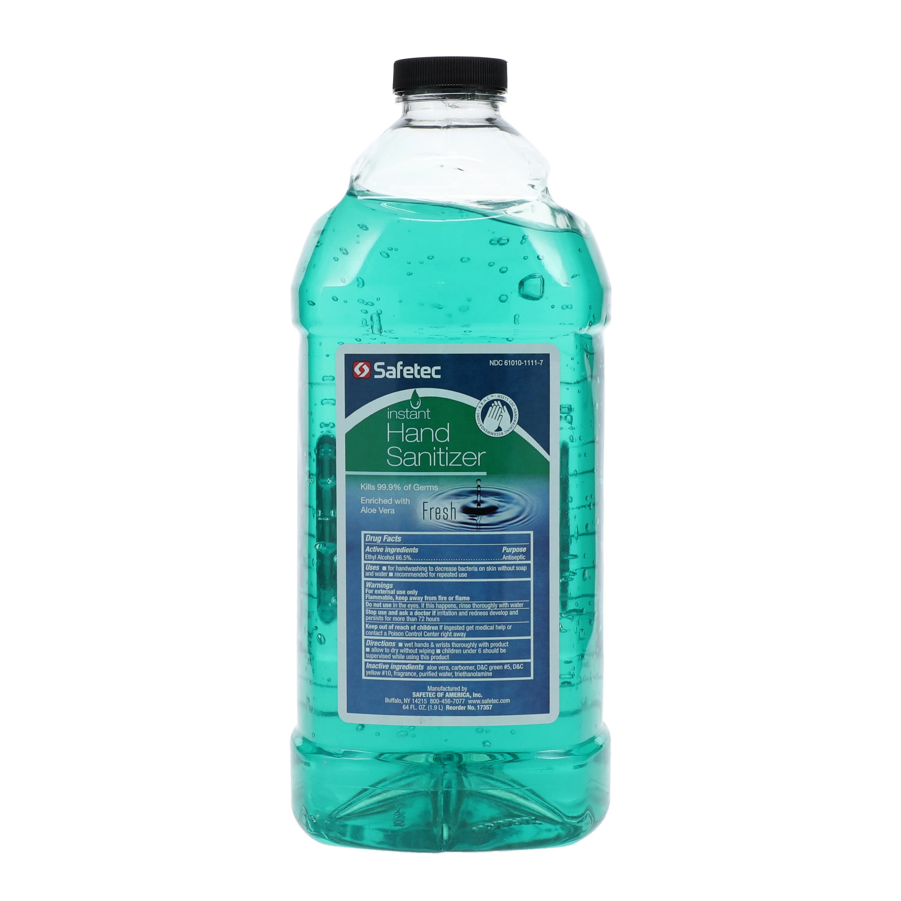 Safetec Biohand Cleaner, 64 oz Gel Sanitizer, 67% Ethyl Alcohol, Fresh Scent - Biohand Cleaner 64oz - Image 1