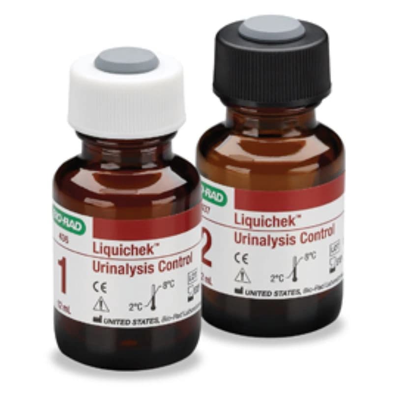 Bio-Rad Liquichek Urine Control Levels 1 & 2, 12 x 12 mL, 12/Box - Liquichek Control Levels 1 & 2 - Image 1