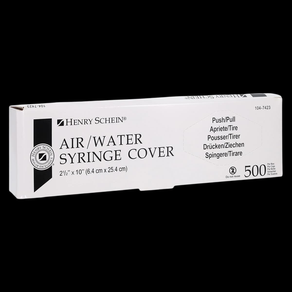 Henry Schein Air/Water Syringe Barrier Sleeve, 2.5 in x 10 in, Clear, Latex-Free, 500/Box - Syringe Barrier Sleeve A/W - Image 1