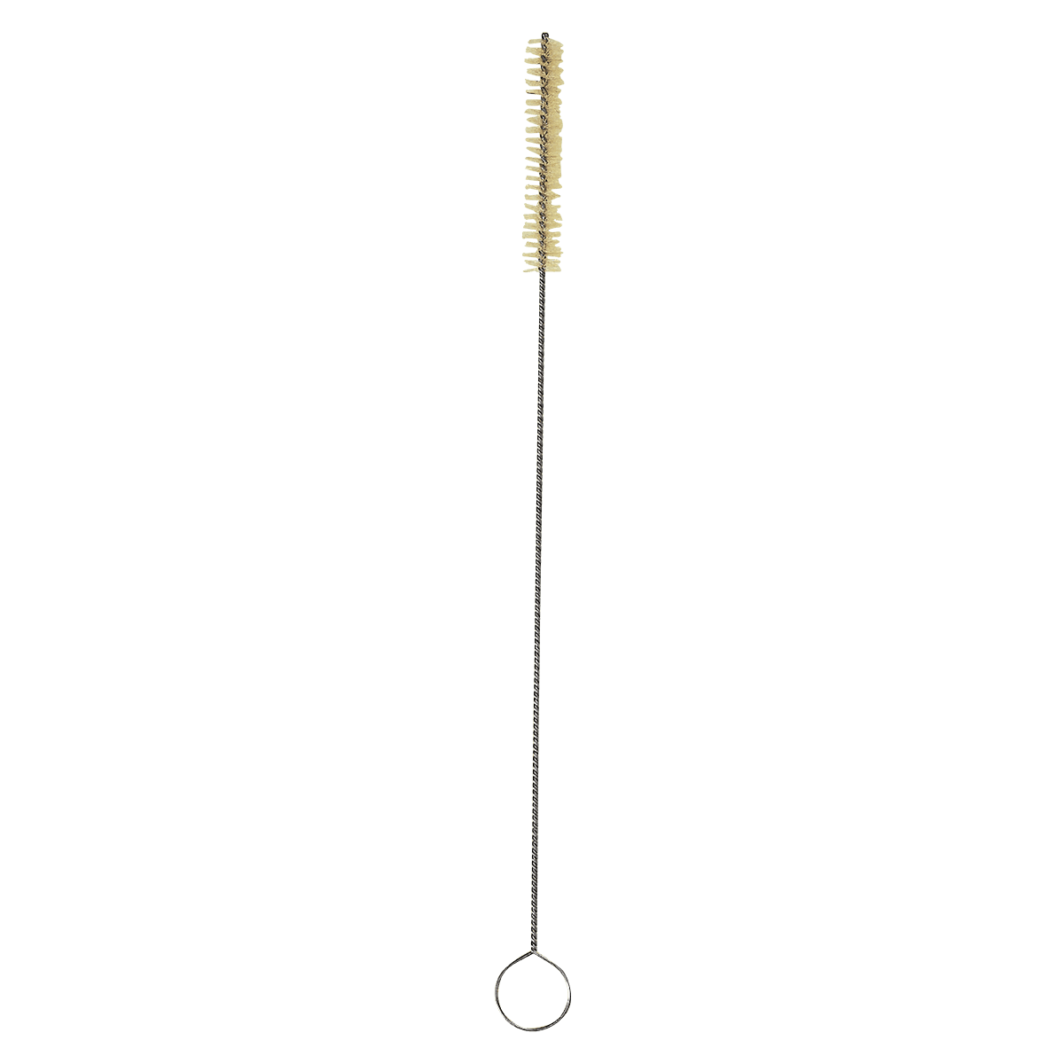 Fisherbrand Test Tube Brush, Wire Handle, 7/16" x 12", Stiff Bristle, 12/Pk - Brush Wire 7/16x12" - Image 1