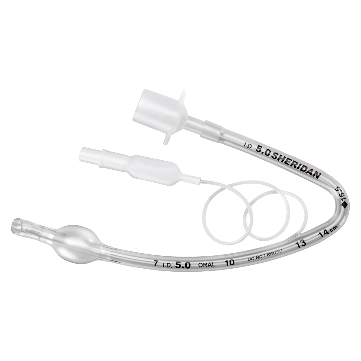 Sheridan Endotracheal Tube, Cuffed, 10/Case - Sheridan Endo-Trach Tube - Image 1