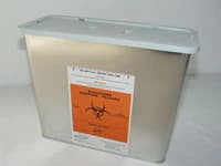 Biohazard Container Red Bag Waste, Red/Black Symbol, 2-Part, 20/Case - Container Red Bag Waste - Image 1