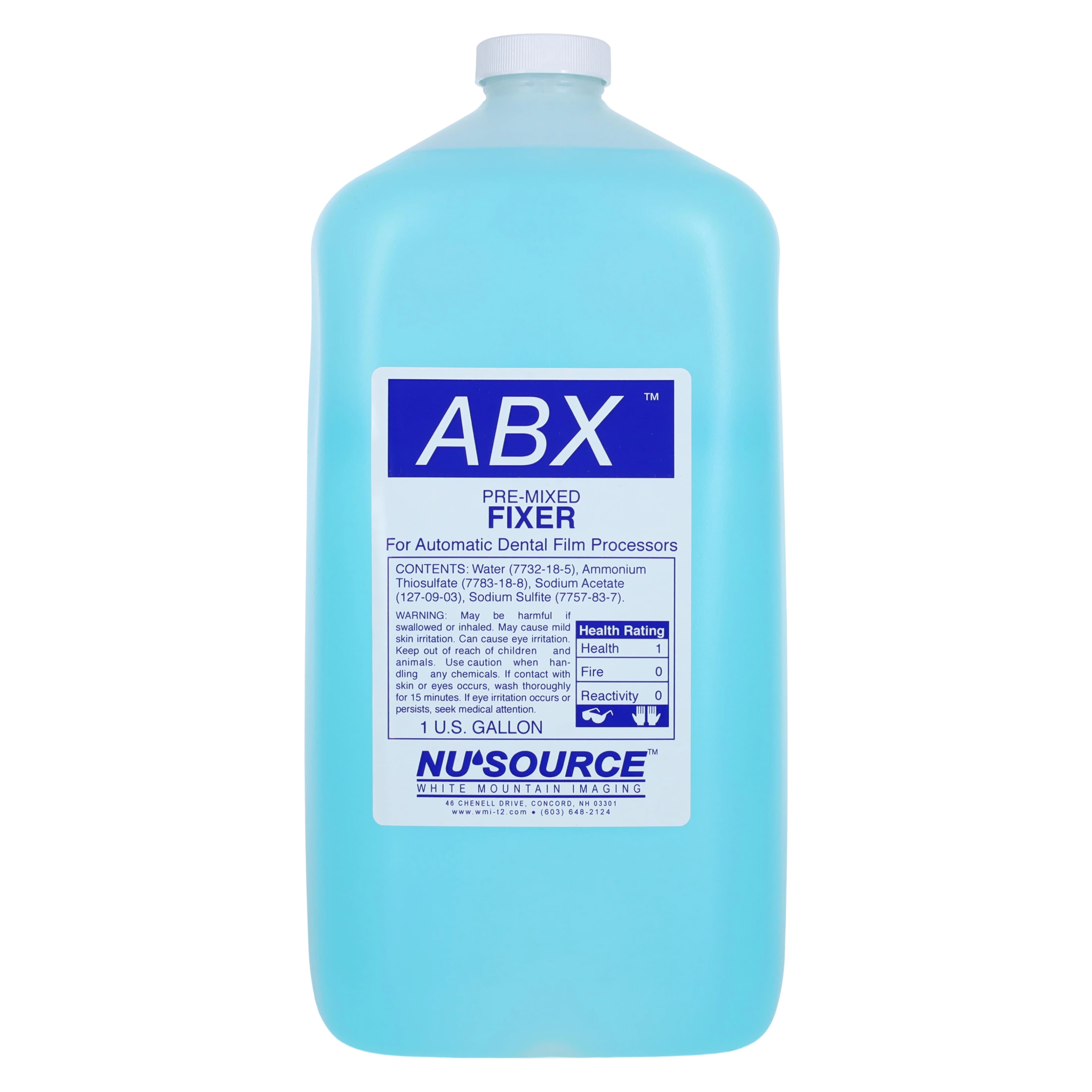 ABX® Automatic Film Processor Fixer, Ready-To-Use Liquid, 1 Gallon Bottles, 4/Case - ABX® Developer and Fixer - Fixer, 1 Gallon Bottles, 4/Pkg - Image 1