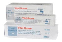 Medicom Vital Gauze Non-Woven Sponges, 3" x 3", 4-Ply, Non-Sterile, 4000/Case - Vital gauze, Non woven, NS sponge, 3x3, 4000/pk - Image 1