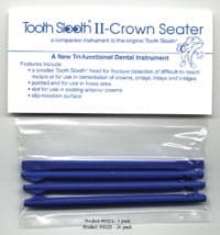 Tooth Slooth II Crown Seater, Blue, 4/Pack, 002A - Tooth Slooth®II-Crown Seater Pack of 4 - Image 1