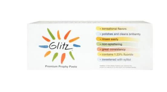 Glitz Prophy Paste, Medium Grit, Strawberry Flavor, Unit Dose Cups, 200/Box - Glitz Prophy Paste, 200/Pkg - Medium, Strawberry - Image 1