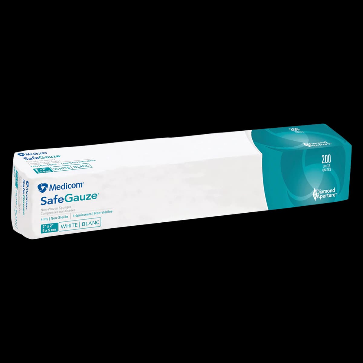 SafeGauze Premium Non-Woven Sponges, Non-Sterile, 4-Ply, 2" x 2", 5000/Case, 4522-5 - SafeGauze Premium Non-Woven Sponges, Non-Sterile, 4-Ply, 2" x 2", 5000/Pk, 4522-5 - Image 1