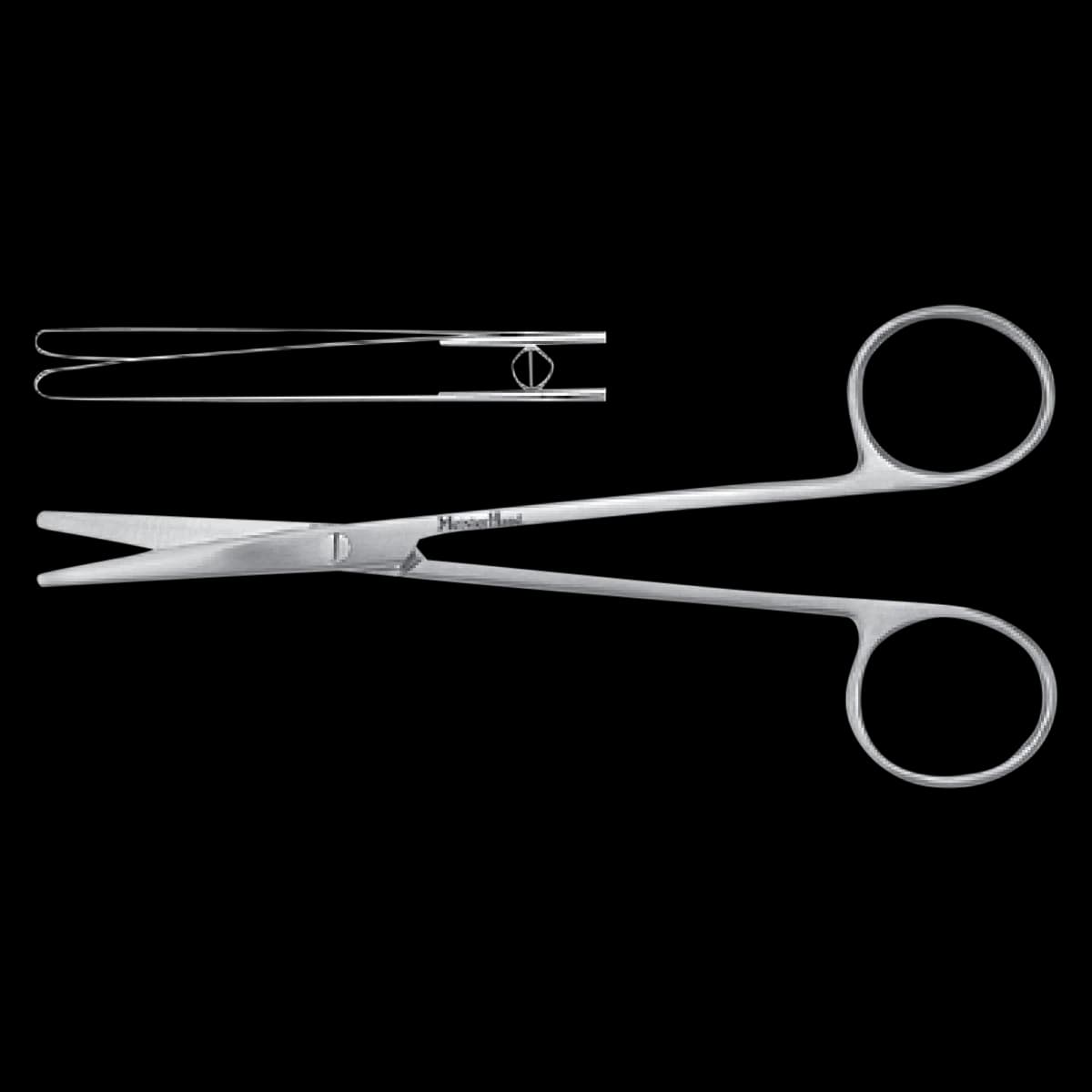 Meister-Hand Metzenbaum Scissors, Straight, 5-1/2", Tungsten Carbide, Each - MH Metzenbaum Scissor Str - Image 1