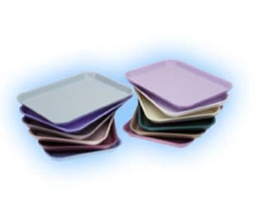 Plasdent Set-Up Tray Flat A, Light Yellow, 13 3/4 in x 10 5/8 in x 7/8 in, 300AF3 - Set Up Tray Flat A Lt.Yellow - Image 1