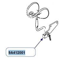 Midmark Bracket Mounting for 230 & 630 Tables, Field Installed - Bracket Mounting f/230 & 630 - Image 1