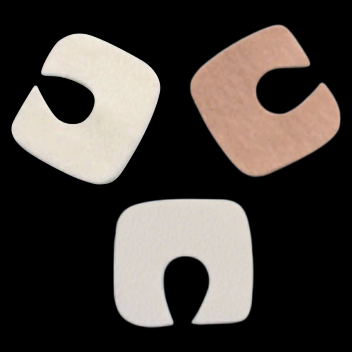 Creative Foam Corporation Orthopedic Toe Foam Pad, White - Pads Toe Foam White - Image 1