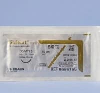 Softcat Plain Gut Suture, 3-0, 30", Absorbable, Monofilament, Undyed, Micropoint Premium Reverse Cutting 3/8 Circle Needle 19mm, 36/Box, DSMP19 - Suture Softcat Plain Ud DSMP19 - Image 1