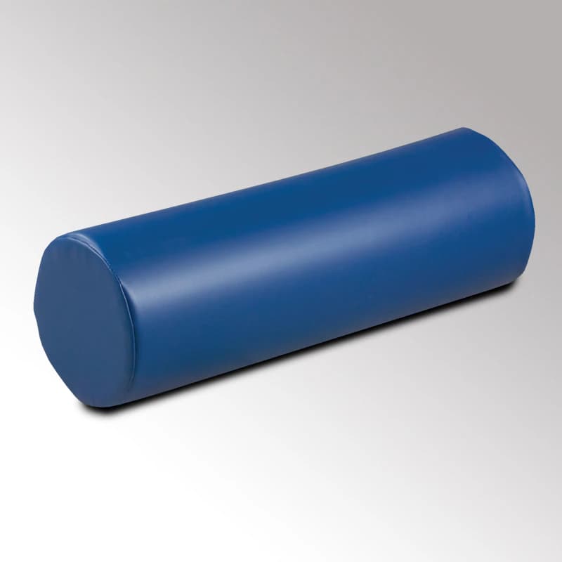 Clinton Industries Pillow Pos Positioning Bolster with Vinyl Cover, Blue, 24" x 8" - Pillow Pos Foam W/Cvr Blu - Image 1