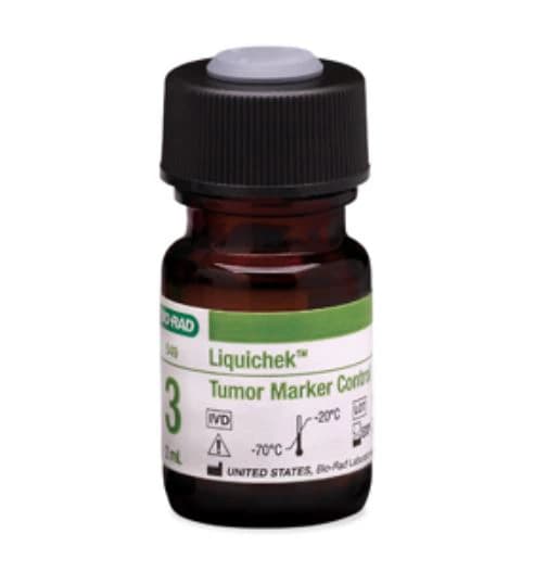 Bio-Rad Liquichek Tumor Marker Level 3 Control, 6 x 2 mL, 6/Box - Liquid Tumor Marker Lv III - Image 1