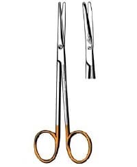 Sklar Surgi-OR TC Metzenbaum-Lahey Dissecting Scissors, Curved, 5-3/4" (14.6 cm), Stainless Steel with Tungsten Carbide Inserts, Non-Sterile, Reusable - Scissor Metz Dissect Cvd - Image 1
