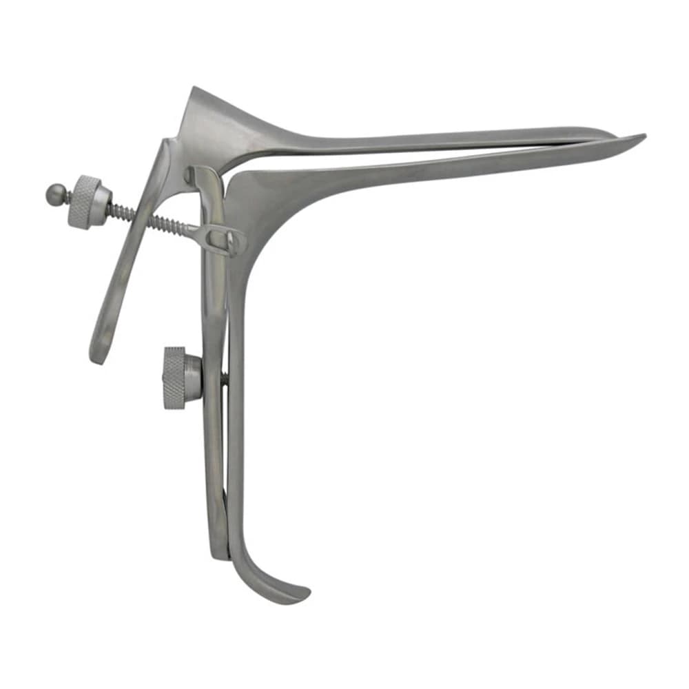 Pederson Vaginal Speculum, Left Open, Large, 1" x 4-3/4", German Stainless Steel - Spec Pederson Vag Left Open - Image 1