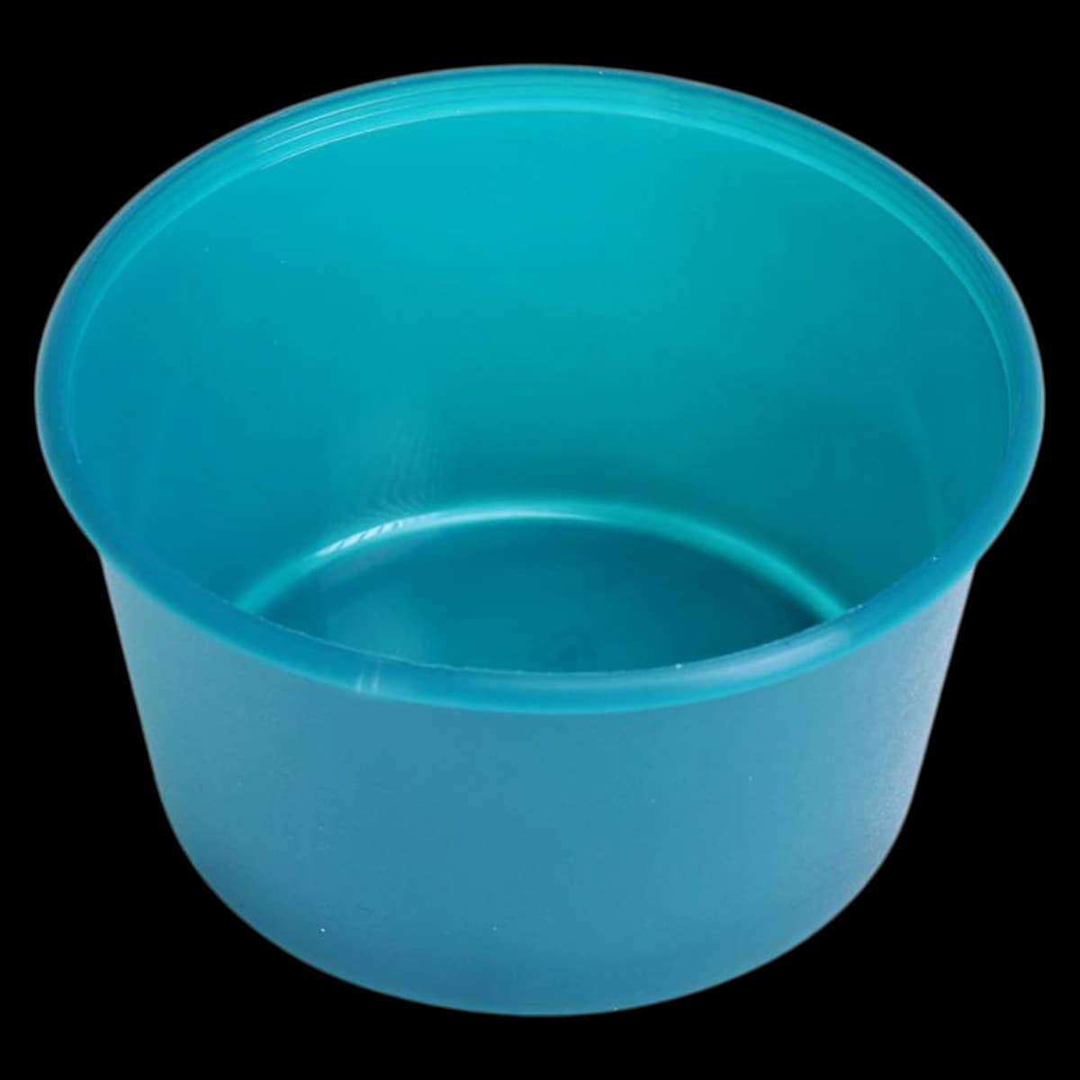 Medline Sponge Bowl, Round Plastic, Light Blue, 8 oz - Bowl Sponge Pls 8Oz Str Lblu - Image 1