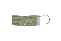 Tevdek Polyester Suture, 5-0, 30", Non-Absorbable, C-5 Precision Cutting, 3/8 Circle Needle, 26.6mm, PTFE Coated, Green, 36/Box - Suture Tevdek Polyester Gr C-5 - Image 1