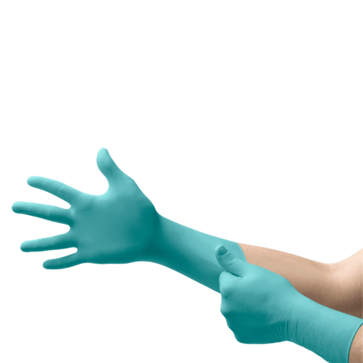 Microflex N89 Nitrile Exam Gloves, Chemo, Powder Free, Non-Sterile, Large, Green, 500/Case - Glove Nitrile Chemo PF NS - Image 1