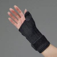 DeRoyal Wrist/Forearm Splint, Leatherette, 11", Size Small, Left - Splint Wrist/Forearm Left - Image 1