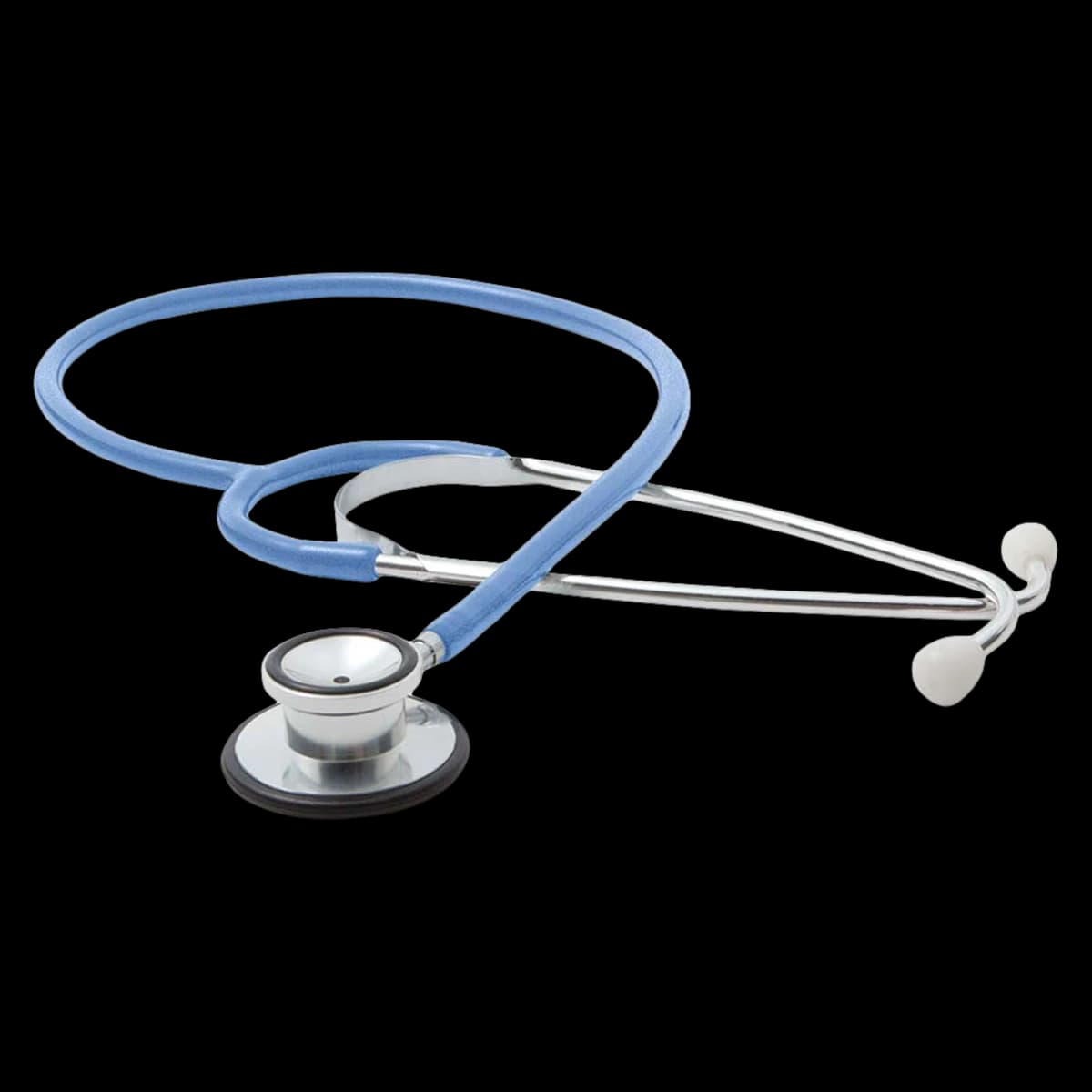 American Diagnostic Proscope 670 Classic Stethoscope, Adult, Light Blue, Single Lumen Tubing - Stethoscope Proscope Lblu 2Hd - Image 1
