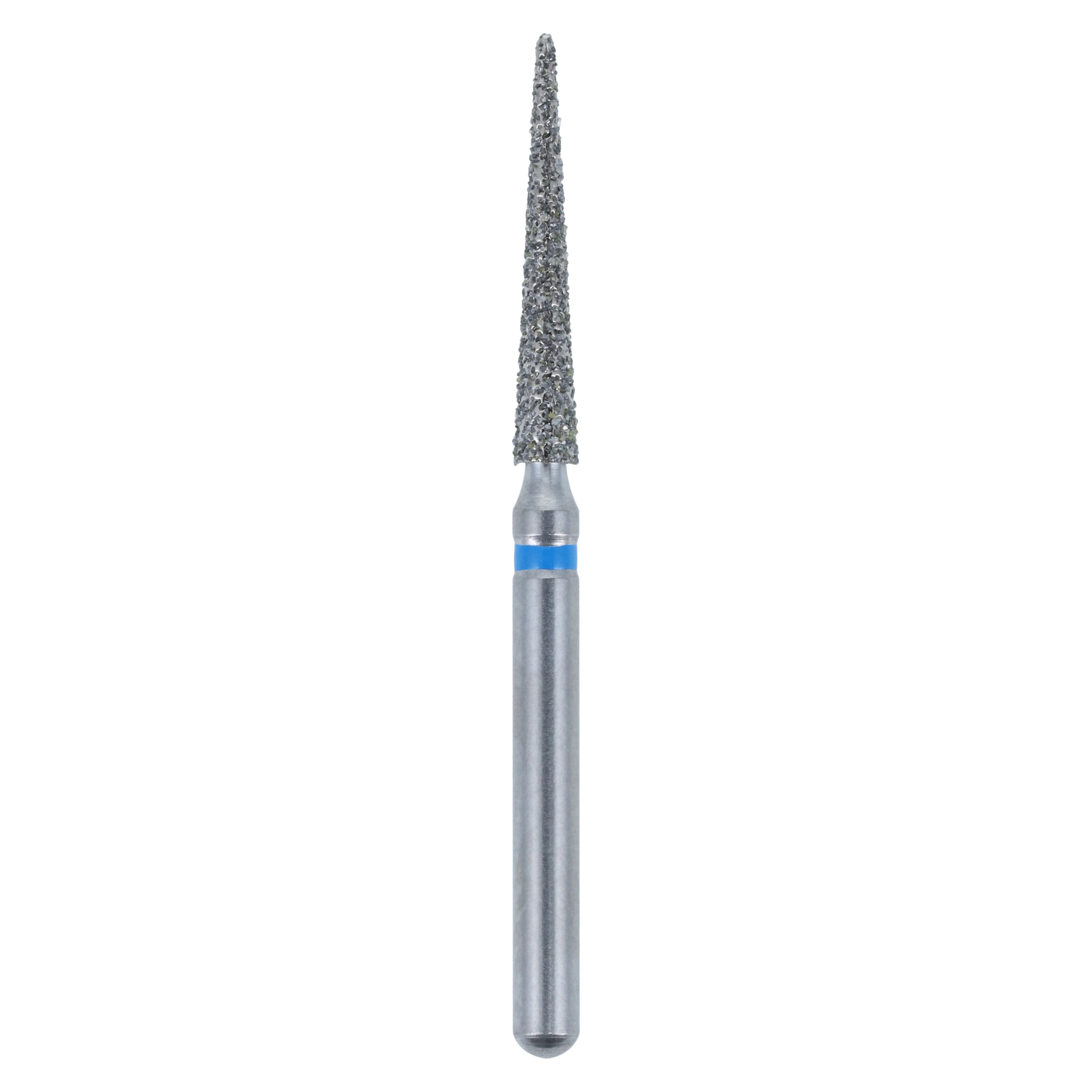 Diamond FG 859-016M Friction Grip Medium Needle Bur, 10.0 mm, 5/Package - Diamond FG 859-016M - Image 1