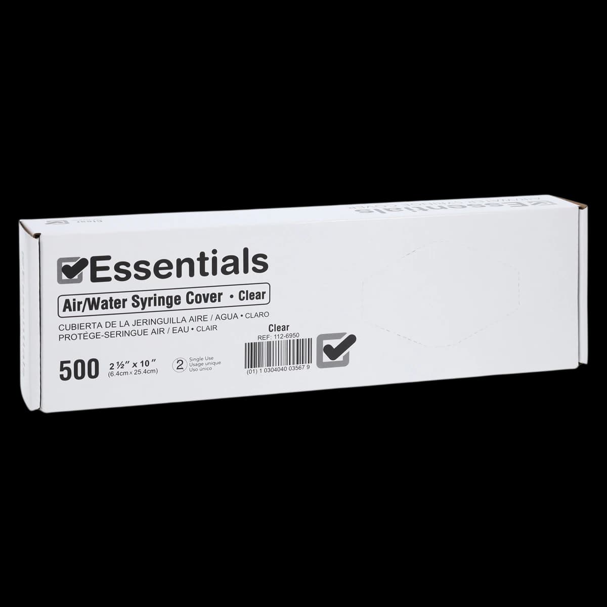 Essentials A/W Syringe Cover, 2.5 in x 10 in, 500/Box - Essentials A/W Syringe Cover - Image 1
