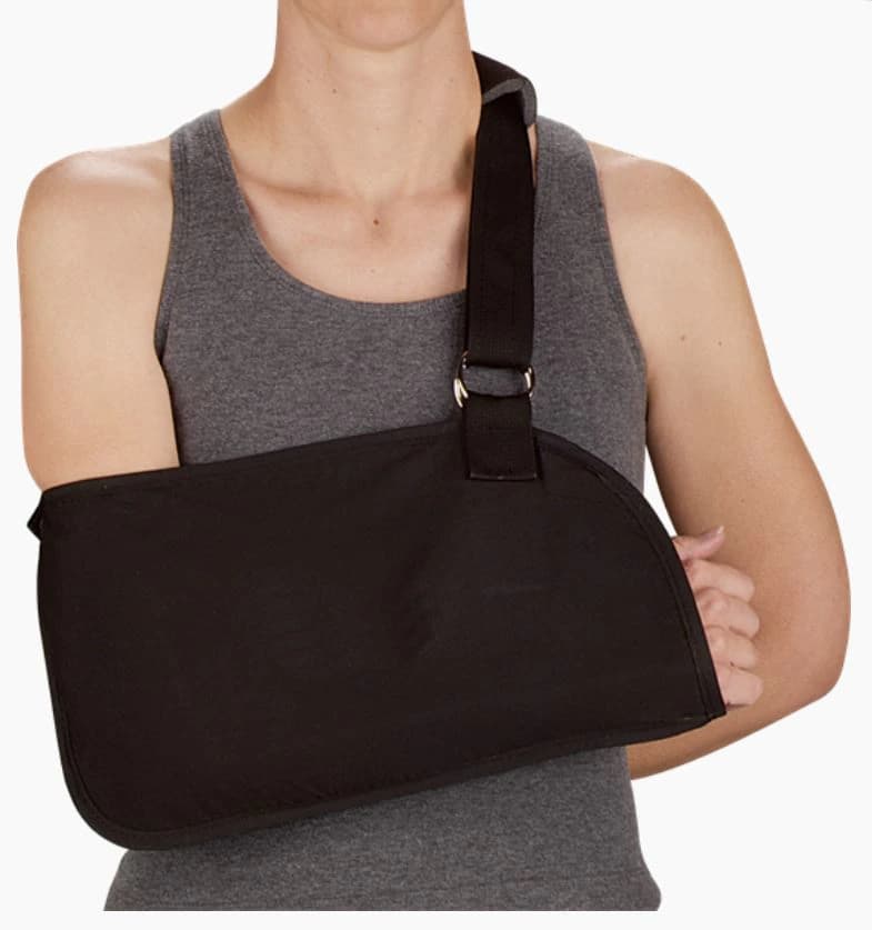 DeRoyal Premium Arm Sling, Adult, Cotton, Large, 9x20" Pouch - Arm Sling - Image 1