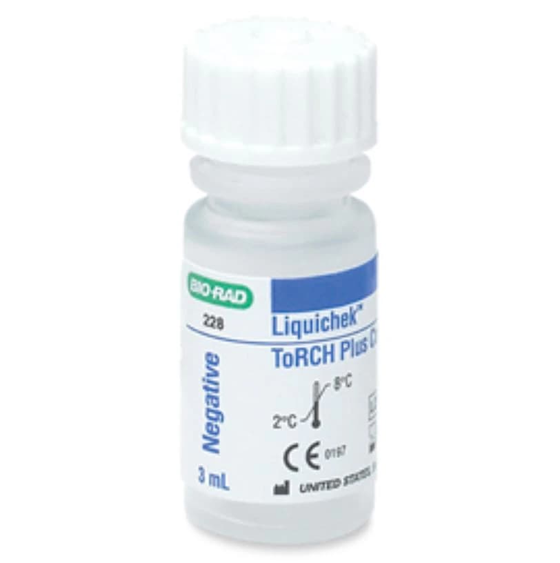 Bio-Rad Liquichek ToRCH Plus IgG Negative Control, 1 x 3 mL - Liquichek ToRCH Plus Neg - Image 1