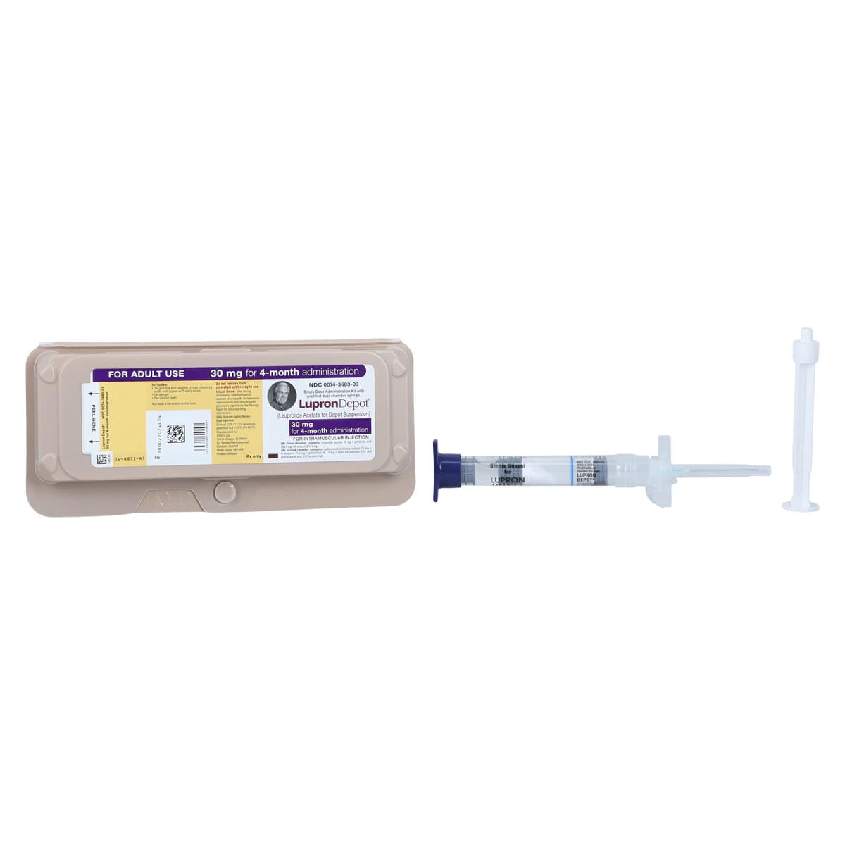 Lupron Depot 4-Month Injection 30mg Kit (Leuprolide Acetate for Depot Suspension) - Lupron Depot 4Month Kit - Image 1